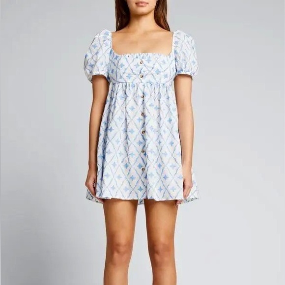 Ciao Lucia Diana Mini Puff Sleeves Floral Dress size S - Picture 2 of 9